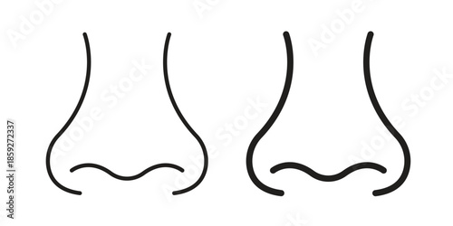 Nose icons symbol collection. Vector Illustration. vector icon set.