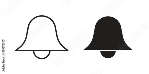 Notification bell icons symbol collection. Vector Illustration. vector icon set.