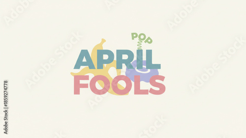 Minimal April Fools’ Day design
