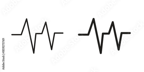 Pulse icons symbol collection. Vector Illustration. vector icon set.