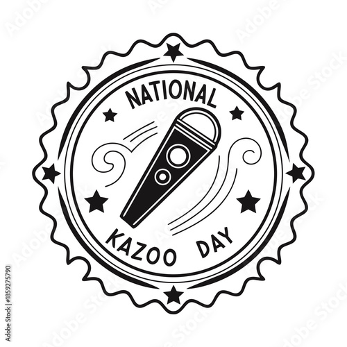 NATIONAL KAZOO DAY vector illustration 