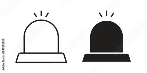 Siren icons symbol collection. Vector Illustration. vector icon set.