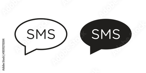SMS icons symbol collection. Vector Illustration. vector icon set.