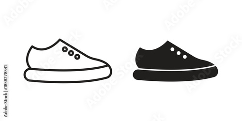 Sneaker icons symbol collection. Vector Illustration. vector icon set.