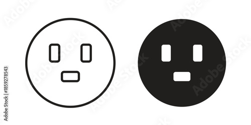 Socket icons symbol collection. Vector Illustration. vector icon set.