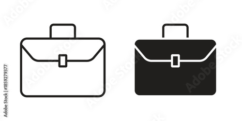 Suitcase icons symbol collection. Vector Illustration. vector icon set.
