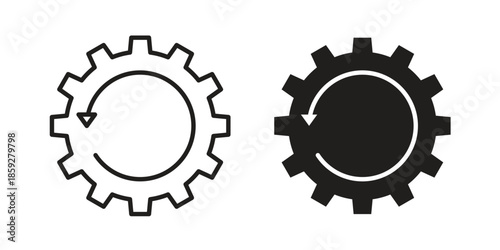System update icons symbol collection. Vector Illustration. vector icon set.