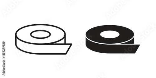 Tape icons symbol collection. Vector Illustration. vector icon set.