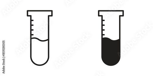 Test tube icons symbol collection. Vector Illustration. vector icon set.
