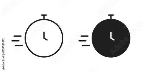 Time fast icons symbol collection. Vector Illustration. vector icon set.