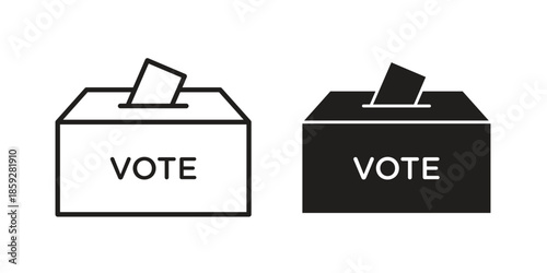 Voting icons symbol collection. Vector Illustration. vector icon set.