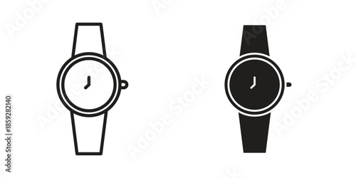 Watch icons symbol collection. Vector Illustration. vector icon set.