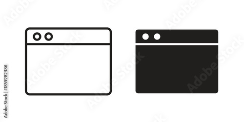 Web page icons symbol collection. Vector Illustration. vector icon set.