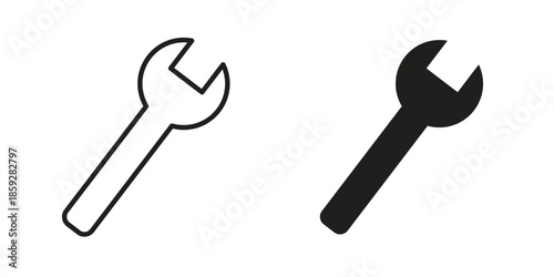 Wrench icons symbol collection. Vector Illustration. vector icon set.