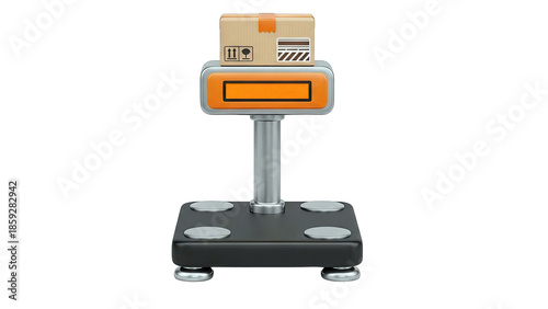 Box on a Digital Scale