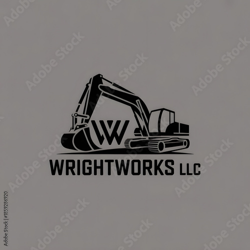 excavator vector