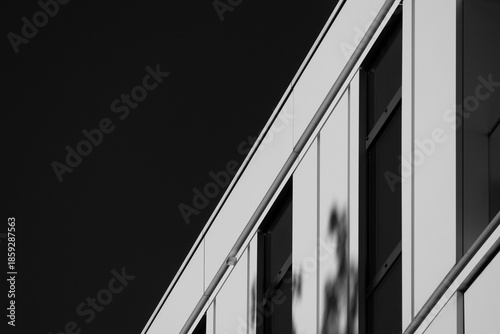 CITYSCAPE - Modern and stylish architecture of the apartment building in the dynamic city of Gdynia
