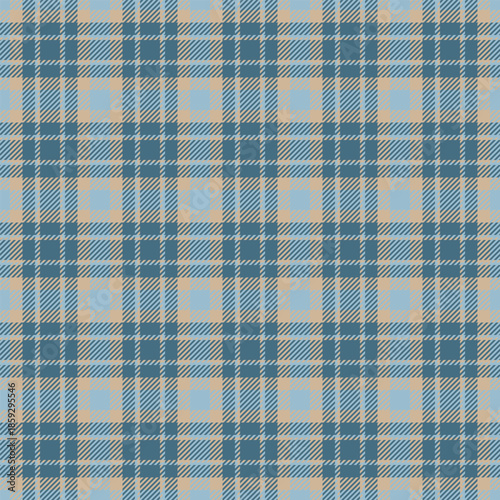 Satin check tartan vector, image fabric texture seamless. Lined pattern background textile plaid in light and cyan colors.