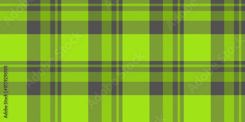 Group fabric plaid texture, kingdom tartan pattern background. Improvement vector seamless check textile in green and grey colors.
