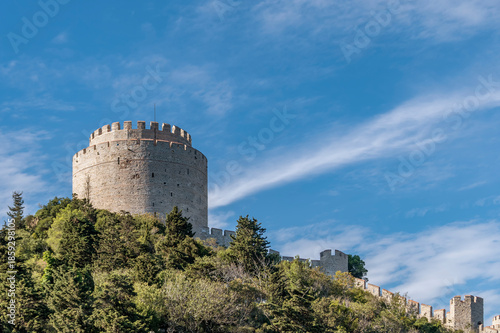Rumelihisarı or Boğazkesen is a medieval Ottoman fortress located in Istanbul, Türkiye, on the European shores of the Bosphorus