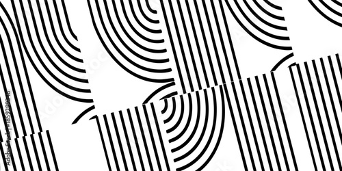 Vector background with waves and lines isolated on background.