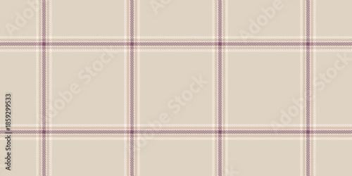 Platform pattern plaid vector, stitched seamless background check. No people textile texture tartan fabric in light and linen colors.