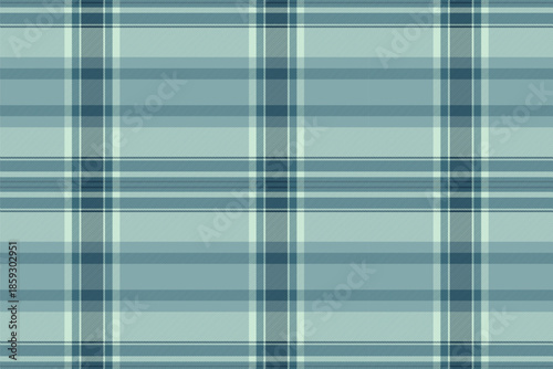Newborn textile background tartan, scotland pattern check seamless. Pixel plaid texture vector fabric in pastel and cyan colors.