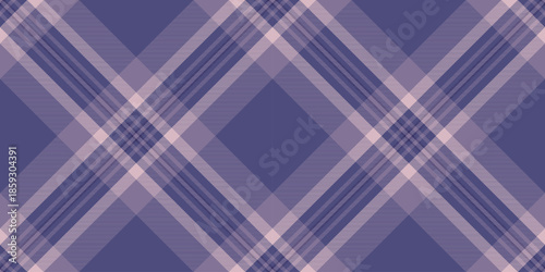 Harmony check vector seamless, fashion background pattern plaid. Korean tartan textile fabric texture in indigo and pastel colors.