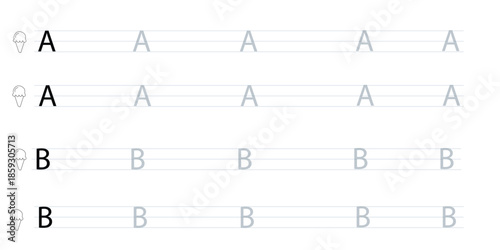 Musical staff with repeating notes pattern