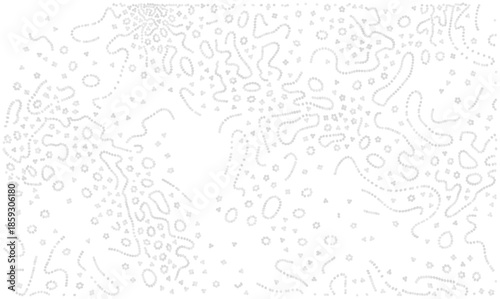 Abstract vector background with scattered gray dots resembling microorganisms. Scientific illustration of cellular structures for medical or biotech designs.