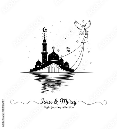 Jan 28 | Isra & Mi'raj | Islam | Night journey reflection
