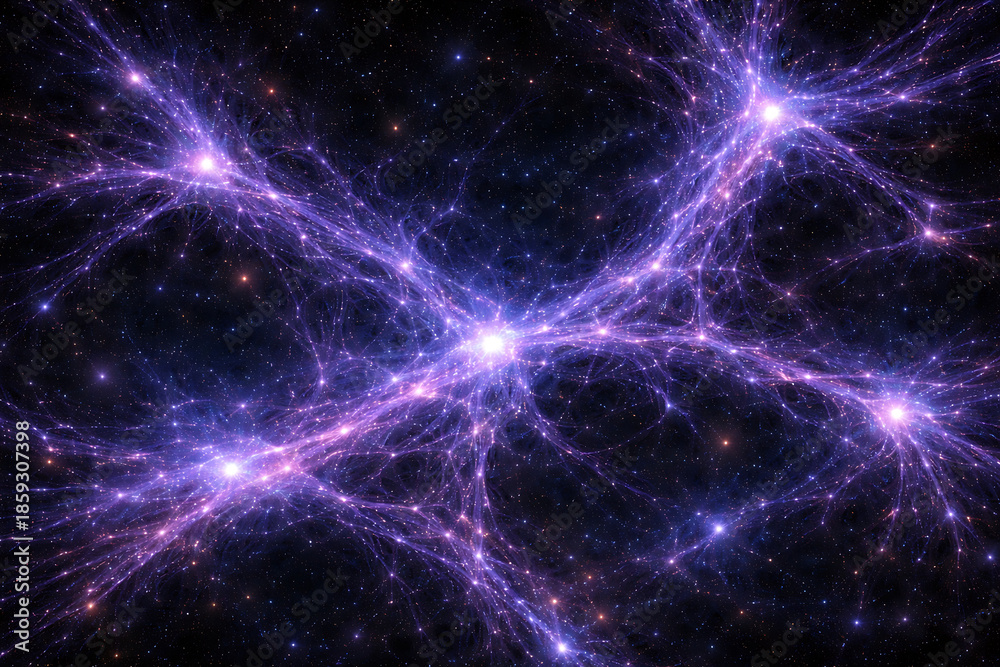 Fototapeta premium Dark matter visual concept 