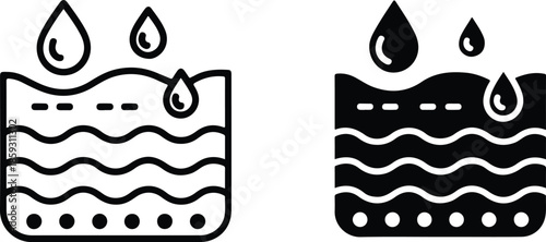 Checklist document on laptop monitor online education icon vector illustration set