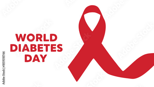 World Diabetes Day Ribbon