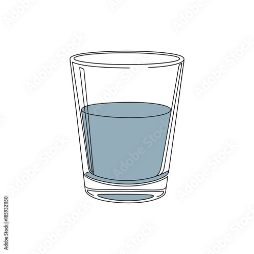 Glass of water, clean, healthy, pure, refreshment, hydration, beverage, drinking, thirst, liquid, clear