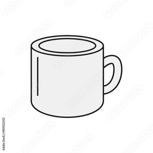 A stylized, simple, blue cloud icon representing weather and digital services, isolated on a white background