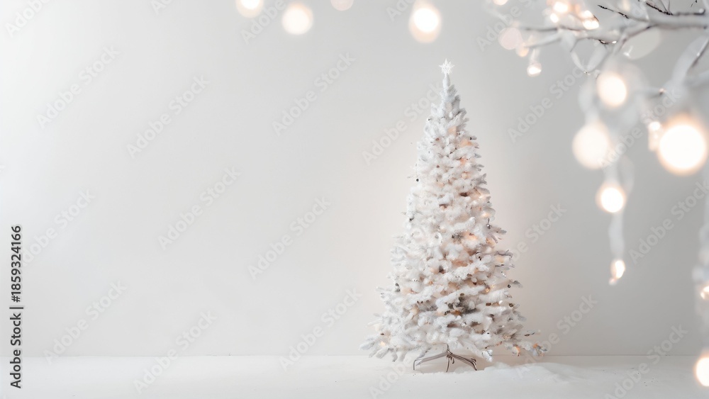 Obraz premium Peaceful White Christmas