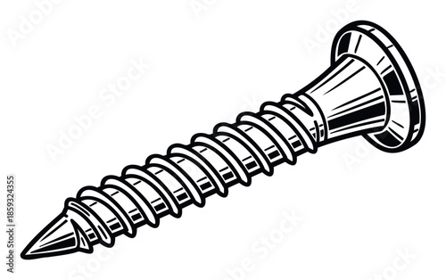 Reliable general purpose screw for secure fastening applications and various construction, woodworking, or DIY projects requiring durable hardware