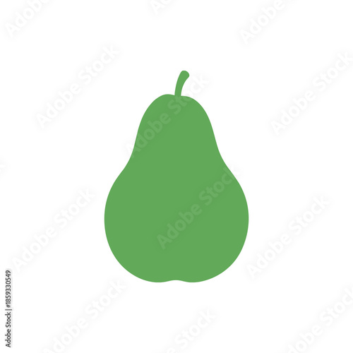 pear isolated on white background
