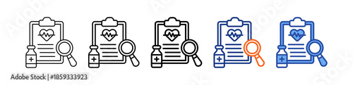 Medical Research Different Set Vector Icon