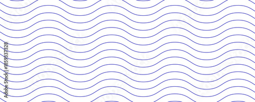 Texture of blue instant noodles pasta and spaghetti with geometric wavy lines.