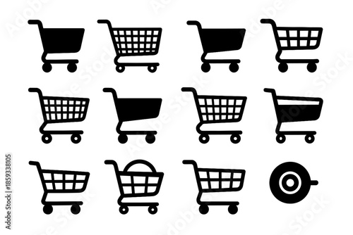 Icon wheel vector tile icons market mesh small axis wall arc cart