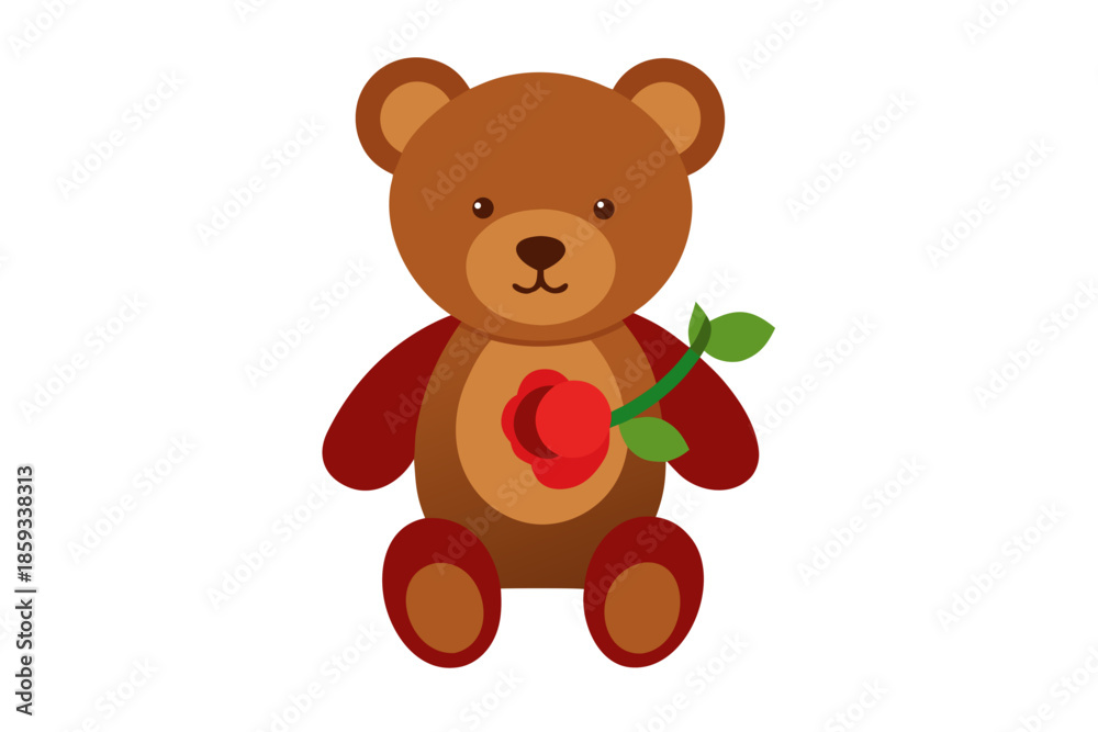 Obraz premium teddy bear with heart
