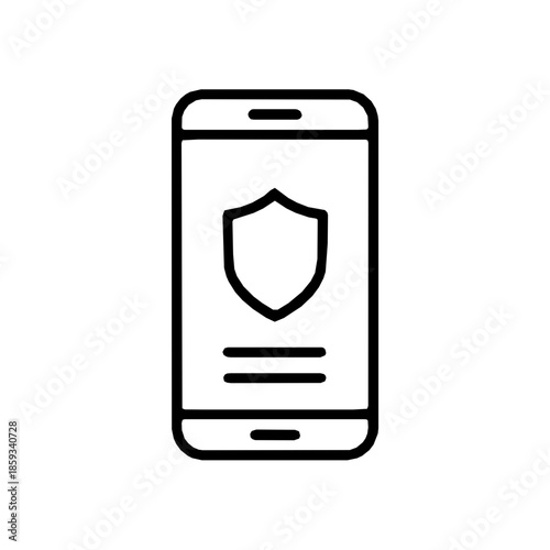 Multi-factor authentication MFA secure login rounded icon (vector)