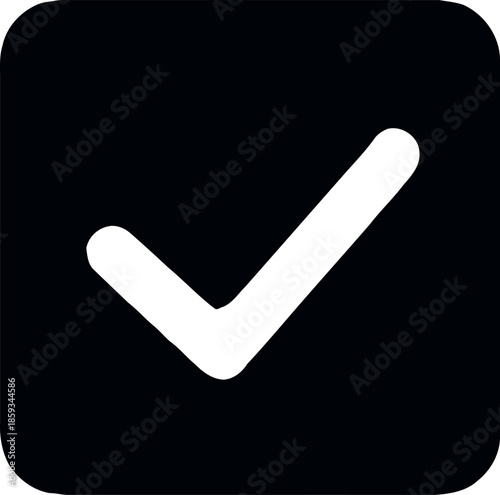 White Checkmark Icon Design