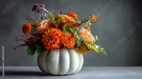 Wallpaper Mural Autumn floral arrangement Torontodigital.ca