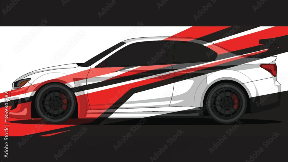 Obraz premium vector design livery