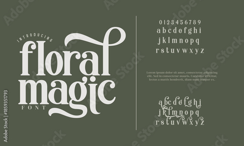 Elegant alphabet letters font logo. Typography luxury classic lettering serif italic fonts decorative wedding vintage retro brand logos. vector illustration
