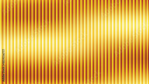 Golden Corrugated Metal Texture Background