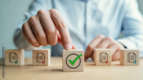 Approval Checklist Validation ConceptApproval Checklist Validation Concept
